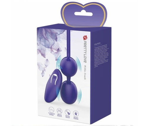 Pretty Love Willie Youth Remote-Control Intimate Trainer Violet Silicone