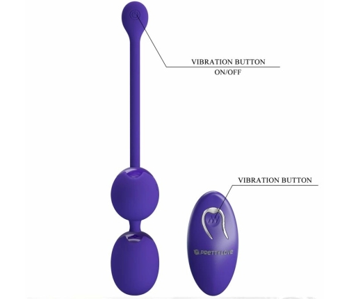 Pretty Love Willie Youth Remote-Control Intimate Trainer Violet Silicone