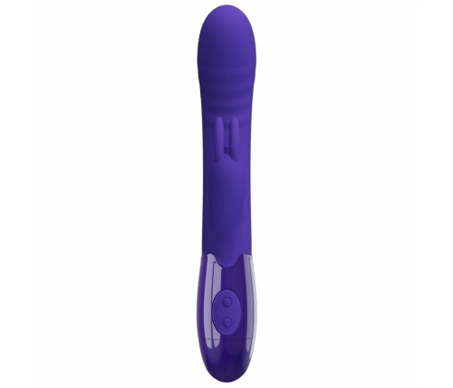 Pretty Love Cerberus Youth Violet Dual-Action Silicone Vibrator USB