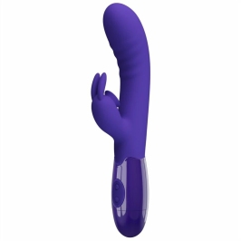 Pretty Love Cerberus Youth Violet Dual-Action Silicone Vibrator USB