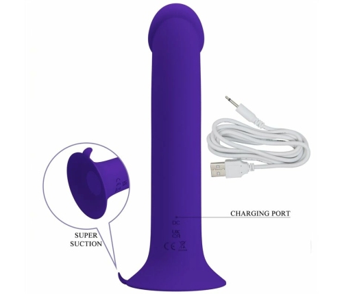Pretty Love Murray Youth Violet Rechargeable Vibrating Model 12 Modes