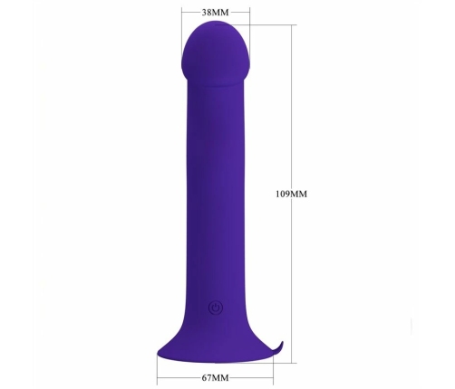 Pretty Love Murray Youth Violet Rechargeable Vibrating Model 12 Modes