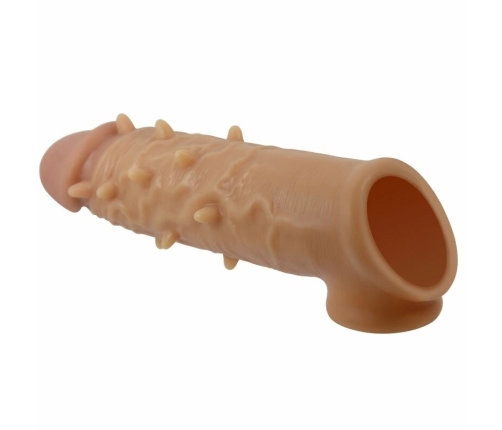 Pretty Love Osborn Silicone Extension Sleeve with Support Ring, Natural Tone