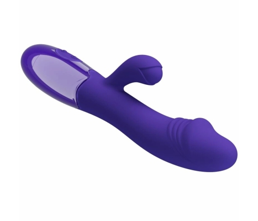 Pretty Love Snappy Youth Violet Dual-Function Rechargeable Massager