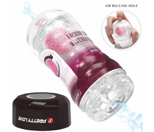 Pretty Love Pink Cup - Soft Textured Intimate Sleeve with Rolling System