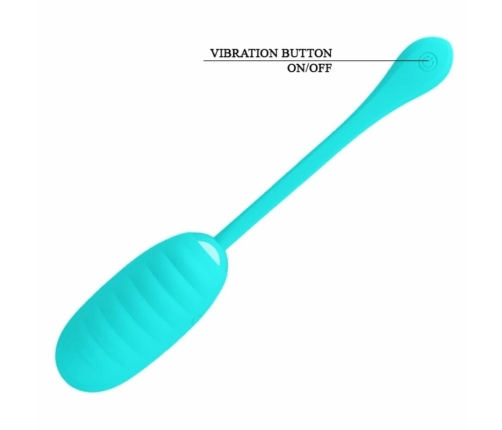 Pretty Love Kirk Wireless Vibrating Egg Light Green, 12 Modes, USB Rechargeable