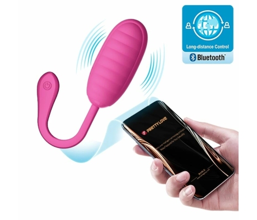 Pretty Love Catalina Pink Wireless Vibrating Egg with App Control