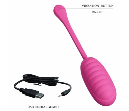Pretty Love Catalina Pink Wireless Vibrating Egg with App Control