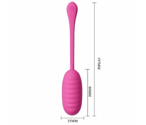 Pretty Love Catalina Pink Wireless Vibrating Egg with App Control