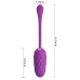 Pretty Love Vibrating Egg Marine Texture Violet USB Rechargeable 12 Modes