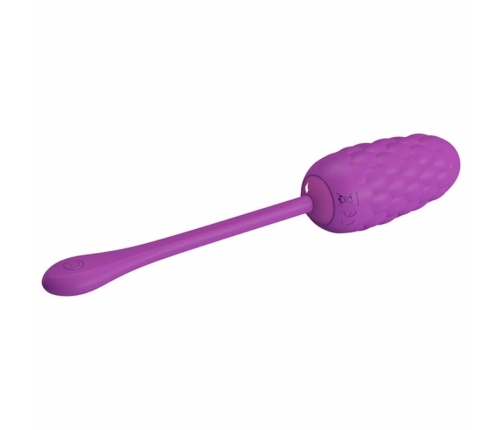 Pretty Love Vibrating Egg Marine Texture Violet USB Rechargeable 12 Modes