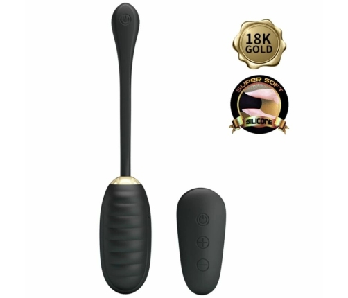 Pretty Love Doreen Luxury Black Wireless Vibrating Egg USB Rechargeable