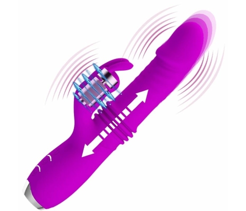 Pretty Love Dorothy Violet Rechargeable Dual-Action Intimate Device