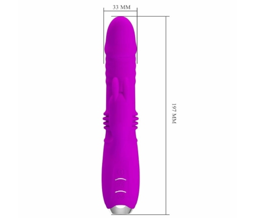 Pretty Love Dorothy Violet Rechargeable Dual-Action Intimate Device