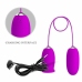 Pretty Love Daisy Dual Egg Rechargeable Device Violet Silicone