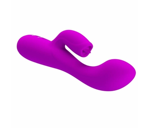 Pretty Love Gloria Intimate Silicone Dual-Motor System, Waterproof, Violet