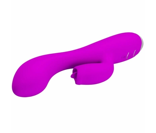 Pretty Love Gloria Intimate Silicone Dual-Motor System, Waterproof, Violet