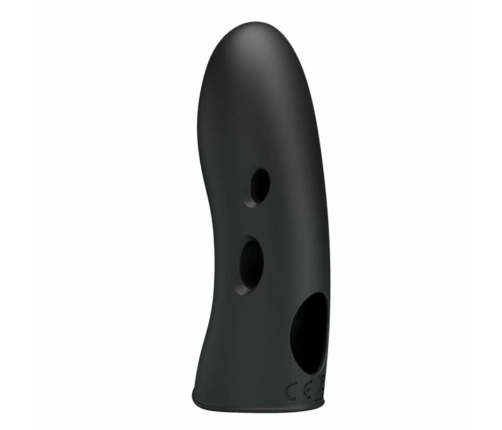 Pretty Love Marico Black Silicone Electro-Stimulation Finger Cover