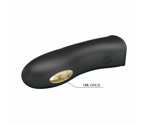 Pretty Love Marico Black Silicone Electro-Stimulation Finger Cover