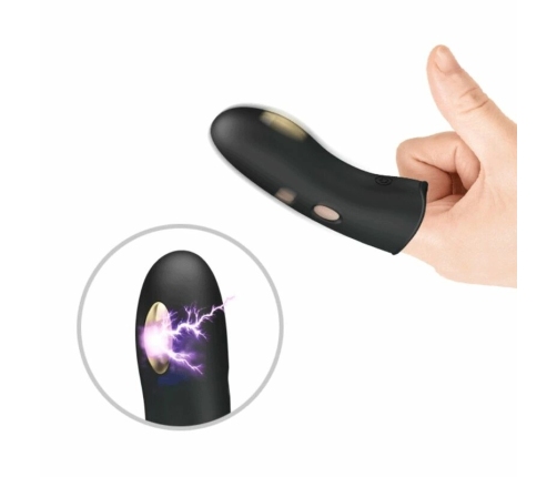 Pretty Love Marico Black Silicone Electro-Stimulation Finger Cover