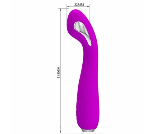 Pretty Love Hector Rechargeable Vibrating & Electro System Purple