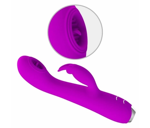 Pretty Love Rachel Rechargeable Intimate Device Violet 12 Functions
