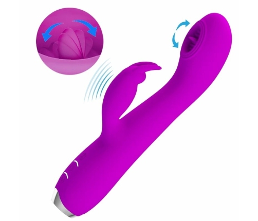 Pretty Love Rachel Rechargeable Intimate Device Violet 12 Functions