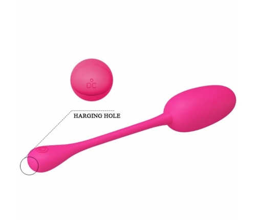 Pretty Love Knucker Pink Wireless Silicone Egg - 12-Mode, USB Rechargeable