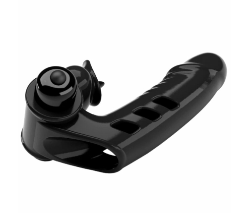 Pretty Love Corbin Black Finger Cover Vibrator - 10 Modes, Silicone, Black