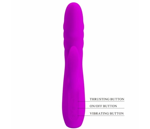PRETTY LOVE - MELANIE VIBRADOR CONEJO RECARGABLE MORADO