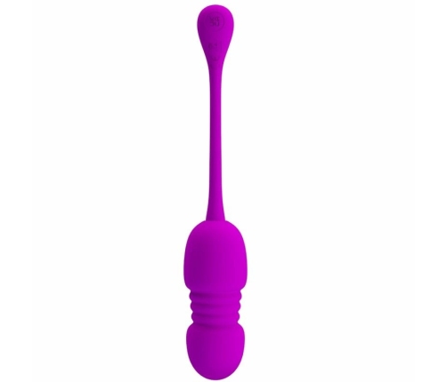 PRETTY LOVE Callie Purple Rechargeable Vibration & Thrust Egg 12 Modes