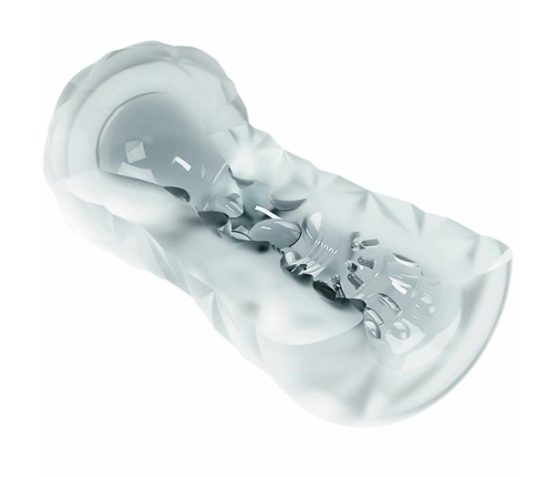 Pretty Love Intimate Spiral Stimulation Sleeve Blue Compact TPR