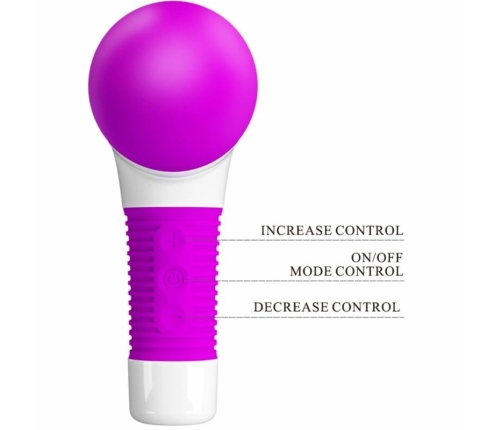 Pretty Love Magic Gum Rechargeable Massager Purple - 7 Modes, Flexible Head