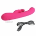 Pretty Love Lamar Pink Dual-Action Intimate Device, Curved G-Spot, USB