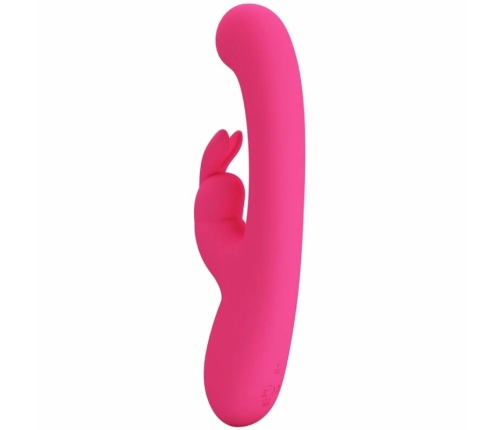 Pretty Love Lamar Pink Dual-Action Intimate Device, Curved G-Spot, USB