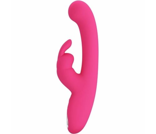 Pretty Love Lamar Pink Dual-Action Intimate Device, Curved G-Spot, USB