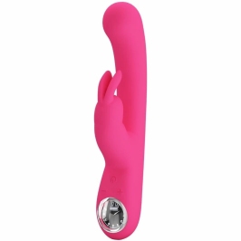 Pretty Love Lamar Pink Dual-Action Intimate Device, Curved G-Spot, USB
