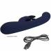 Pretty Love Lamar Blue Dual Action Intimate Device, LCD, Waterproof, Silicone