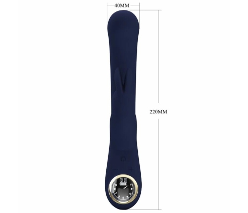 Pretty Love Lamar Blue Dual Action Intimate Device, LCD, Waterproof, Silicone