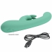Pretty Love Lamar Rechargeable Silicone Dual Action Vibrator Green