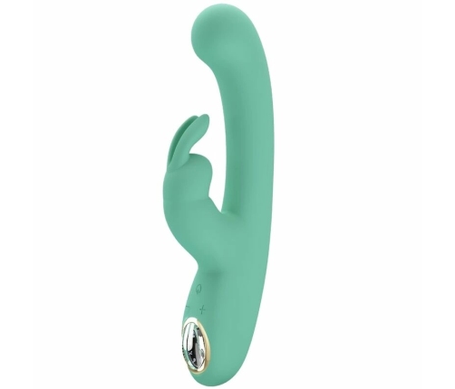 Pretty Love Lamar Rechargeable Silicone Dual Action Vibrator Green