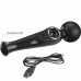 Pretty Love Skyler Wand Massager Black - 10 Modes, Flexible Silicone Head