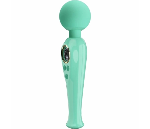Pretty Love Skyler Rechargeable Green Wand Massager LCD 10 Modes