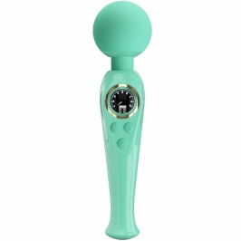 Pretty Love Skyler Rechargeable Green Wand Massager LCD 10 Modes