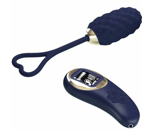 Pretty Love Vivian Blue Wireless Egg - 10 Modes Remote Control, USB, Silicone