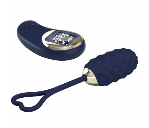Pretty Love Vivian Blue Wireless Egg - 10 Modes Remote Control, USB, Silicone