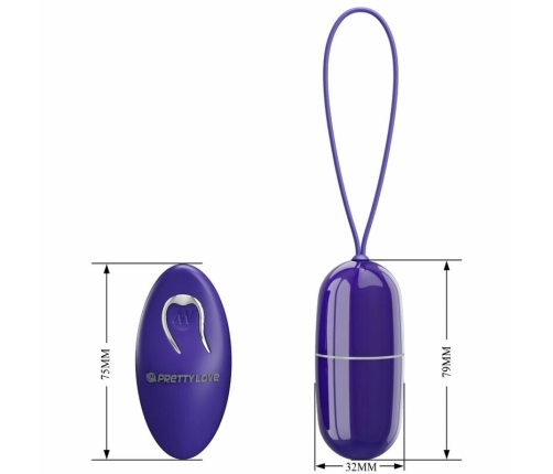 PRETTY LOVE - ARVIN YOUTH HUEVO VIBRADOR CONTROL REMOTO VIOLETA