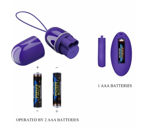 PRETTY LOVE - ARVIN YOUTH HUEVO VIBRADOR CONTROL REMOTO VIOLETA