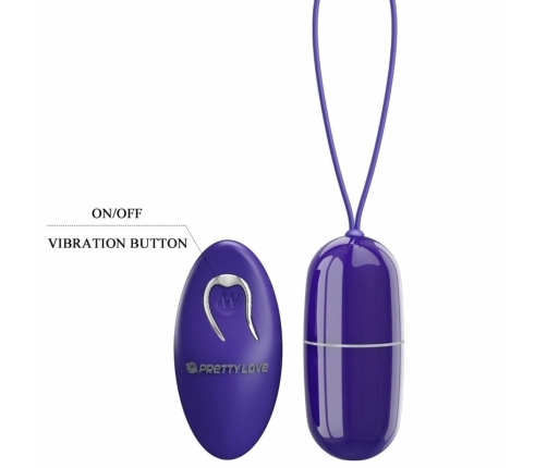 PRETTY LOVE - ARVIN YOUTH HUEVO VIBRADOR CONTROL REMOTO VIOLETA