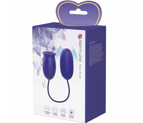 Pretty Love Daisy Youth Violet Wireless Stimulating Egg 12+3 Modes USB